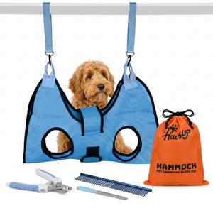 Pet Grooming Hammock Kit Green