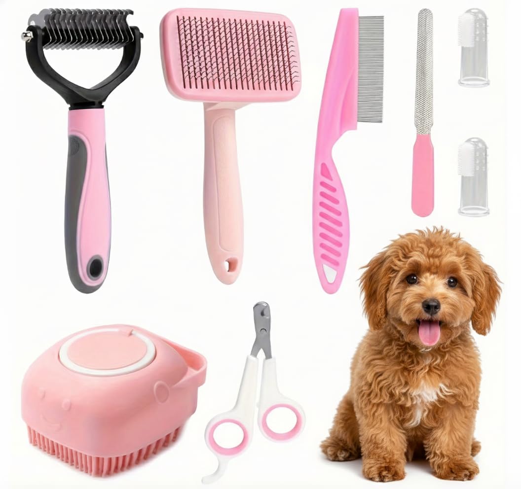 8-Piece Pet Grooming Kit