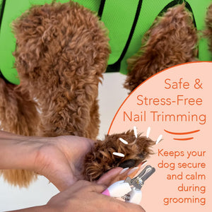 Pet Grooming Hammock Kit Green