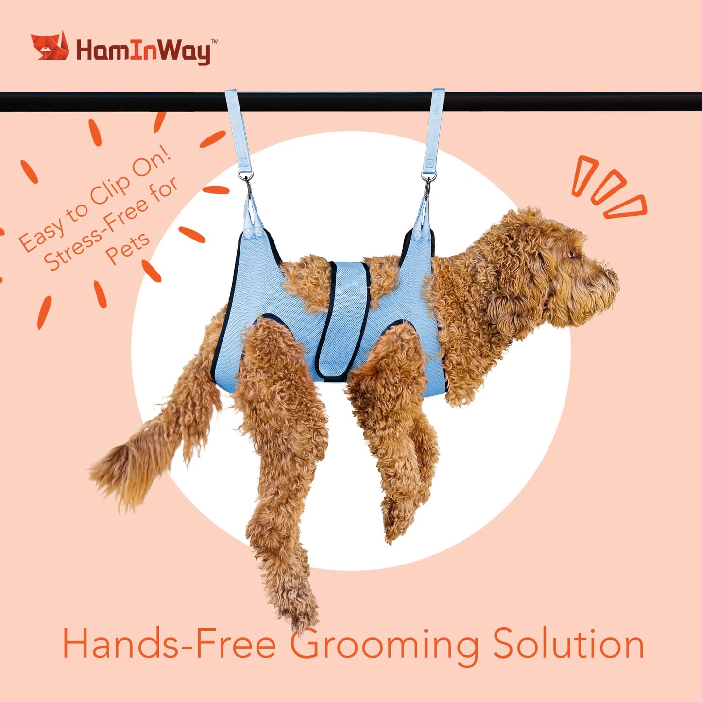 Pet Grooming Hammock Kit Green