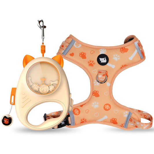 PupPlay Pet Harness + Leash Set