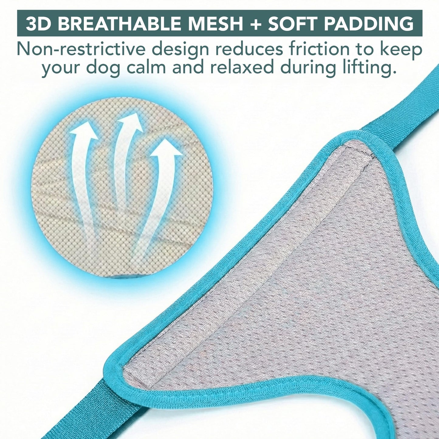 3D Air-Mesh Dog Grooming Sling