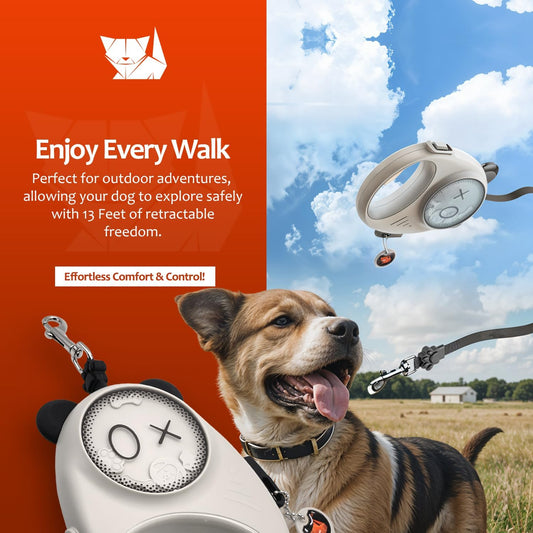 Panda Hug Retractable Pet Leash