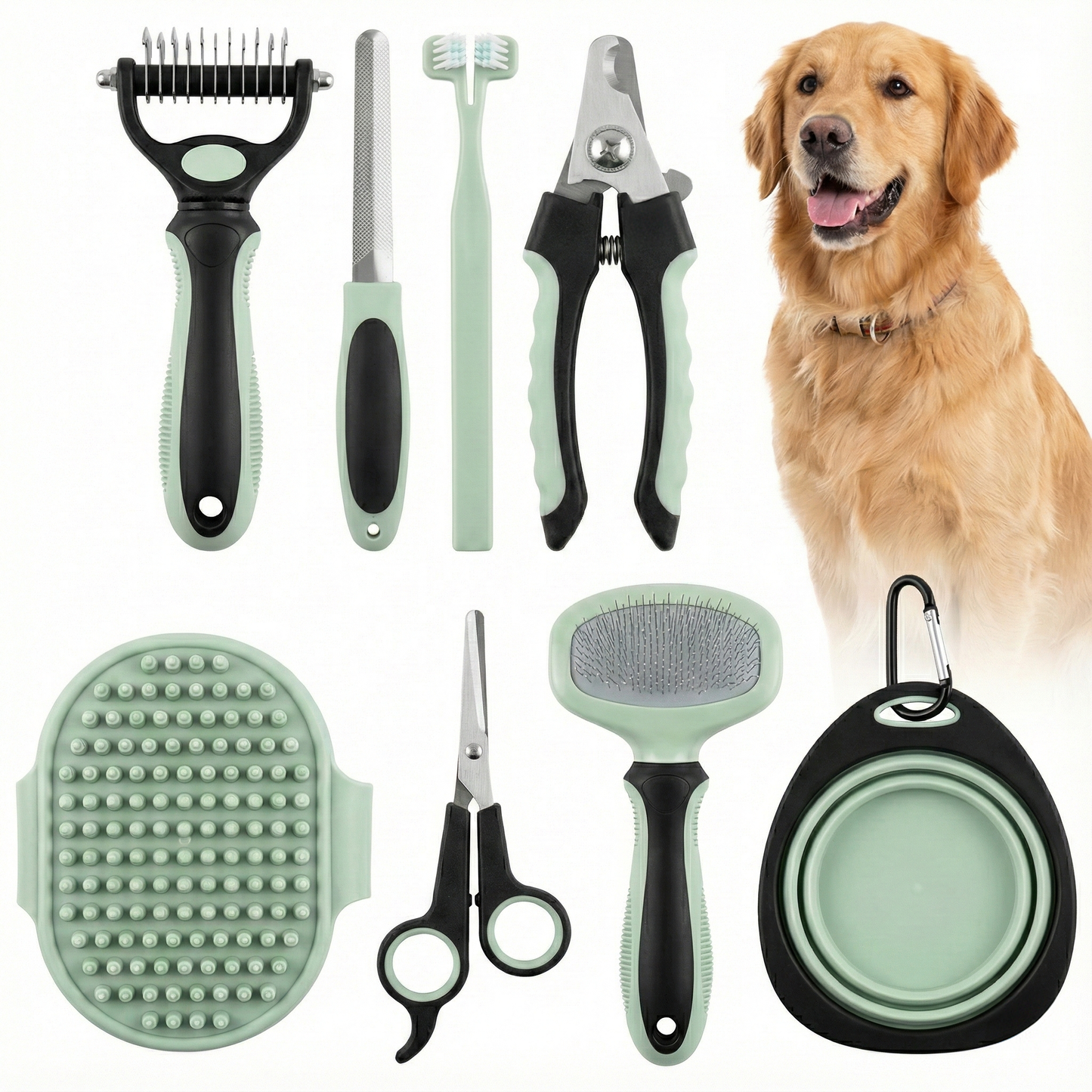 8-in-1 Pet Grooming Kit