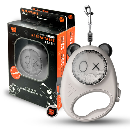 Panda Hug Retractable Pet Leash
