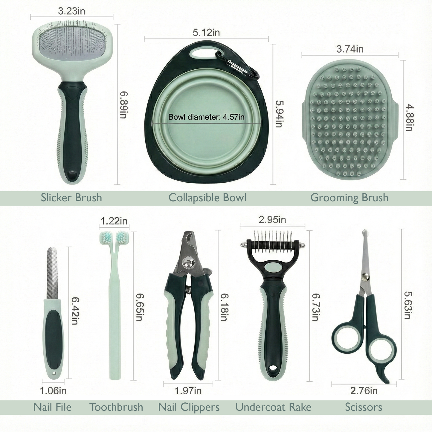 8-in-1 Pet Grooming Kit