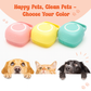 Silicone Pet Bath Brush – Yellow
