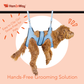 Pet Grooming Hammock - Blue