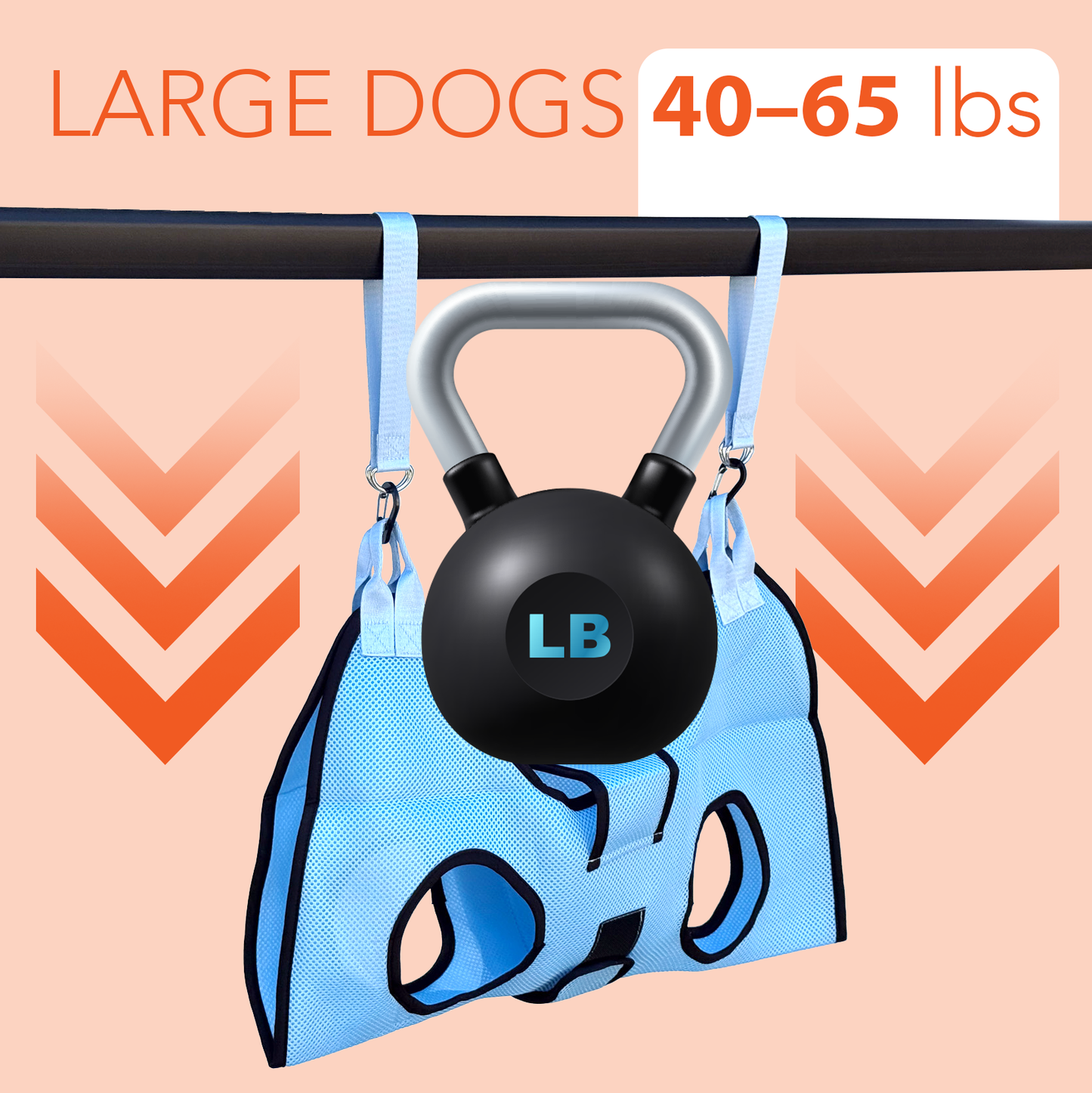 Pet Grooming Hammock - Blue