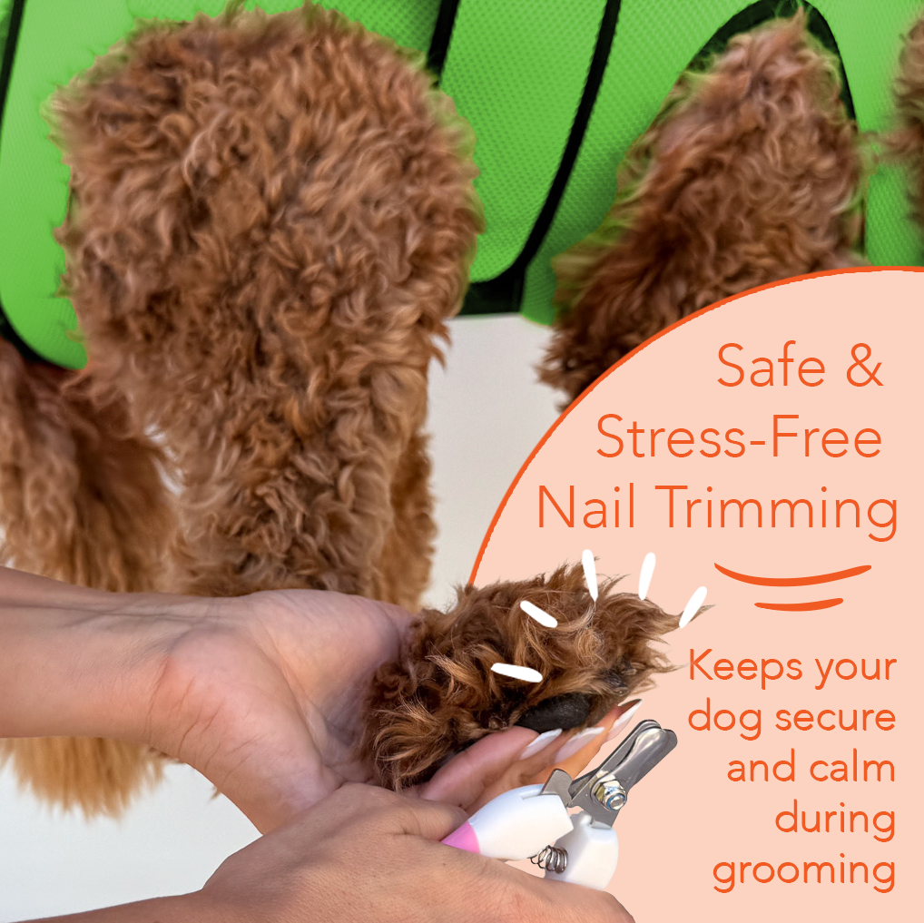 Pet Grooming Hammock - Green