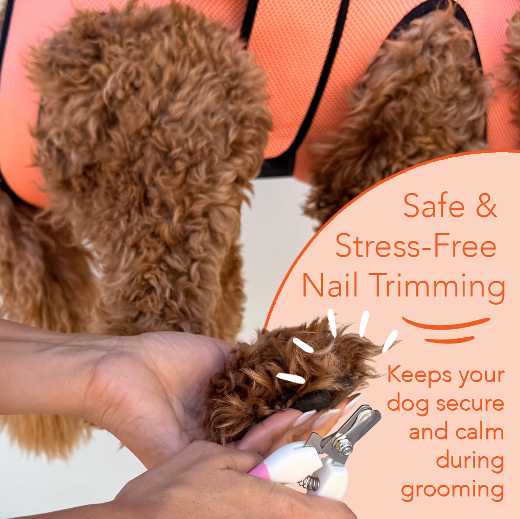 Pet Grooming Hammock - Pink